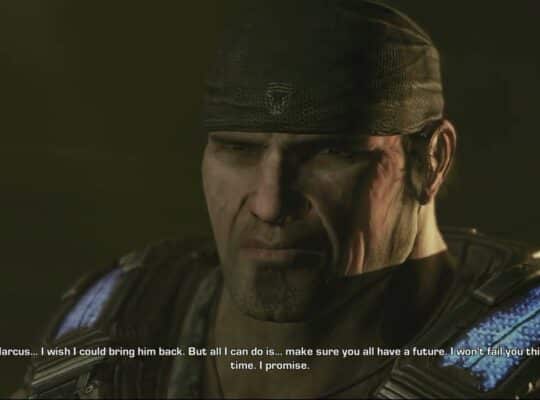 Gears of War 3 – Act 5: Marcus Fenix Tells Adam Fenix (Father) That Dominic Santiago Died Cutscene