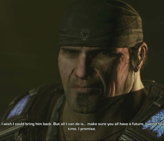 Gears of War 3 – Act 5: Marcus Fenix Tells Adam Fenix (Father) That Dominic Santiago Died Cutscene