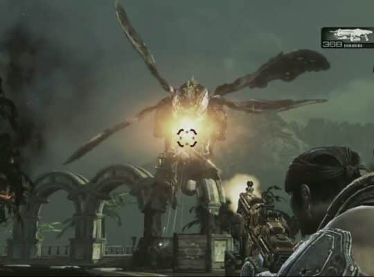 Gears of War 3 – Act 5 Reckoning: Azura Rooftop: Defeat Queen Myrrah’s Tempest with Hammer of Dawn