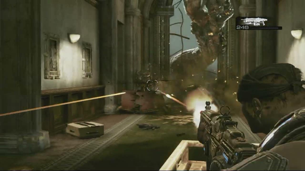 Gears of War 3 – Act 5 Reckoning: Return To The Elevator with Adam Fenix Gameplay