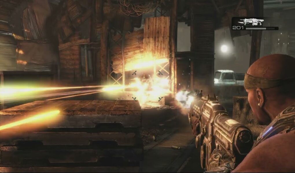 Gears of War 3 – Act 1: Cross Centennial Bridge: Secure The Toll Booth Area | Retro Lancer Gameplay