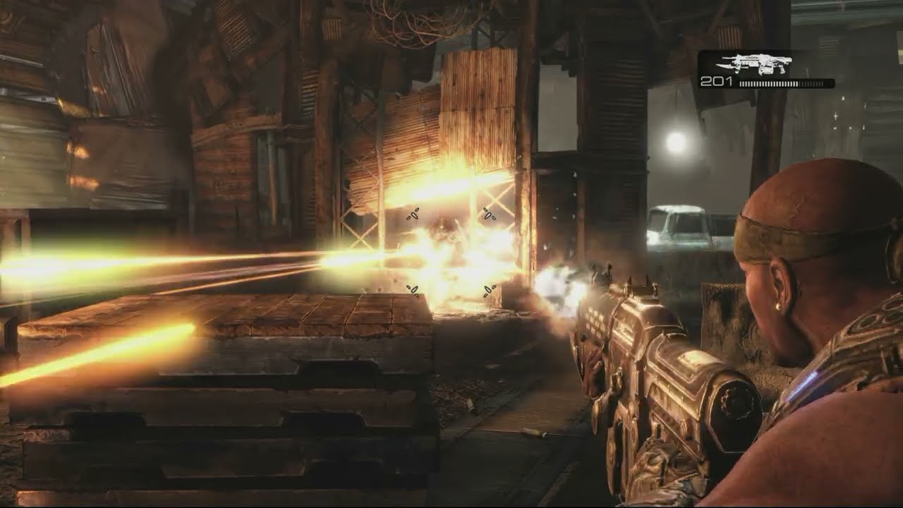 Gears of War 3 – Act 1: Cross Centennial Bridge: Secure The Toll Booth Area | Retro Lancer Gameplay