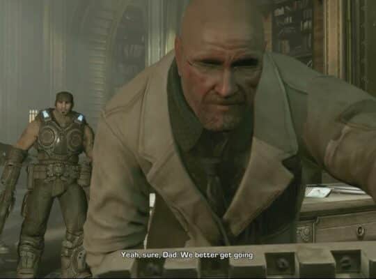 Gears of War 3 – Act 5: Marcus Reunites Face To Face with Adam Fenix: Knew E Day Was Coming Cutscene