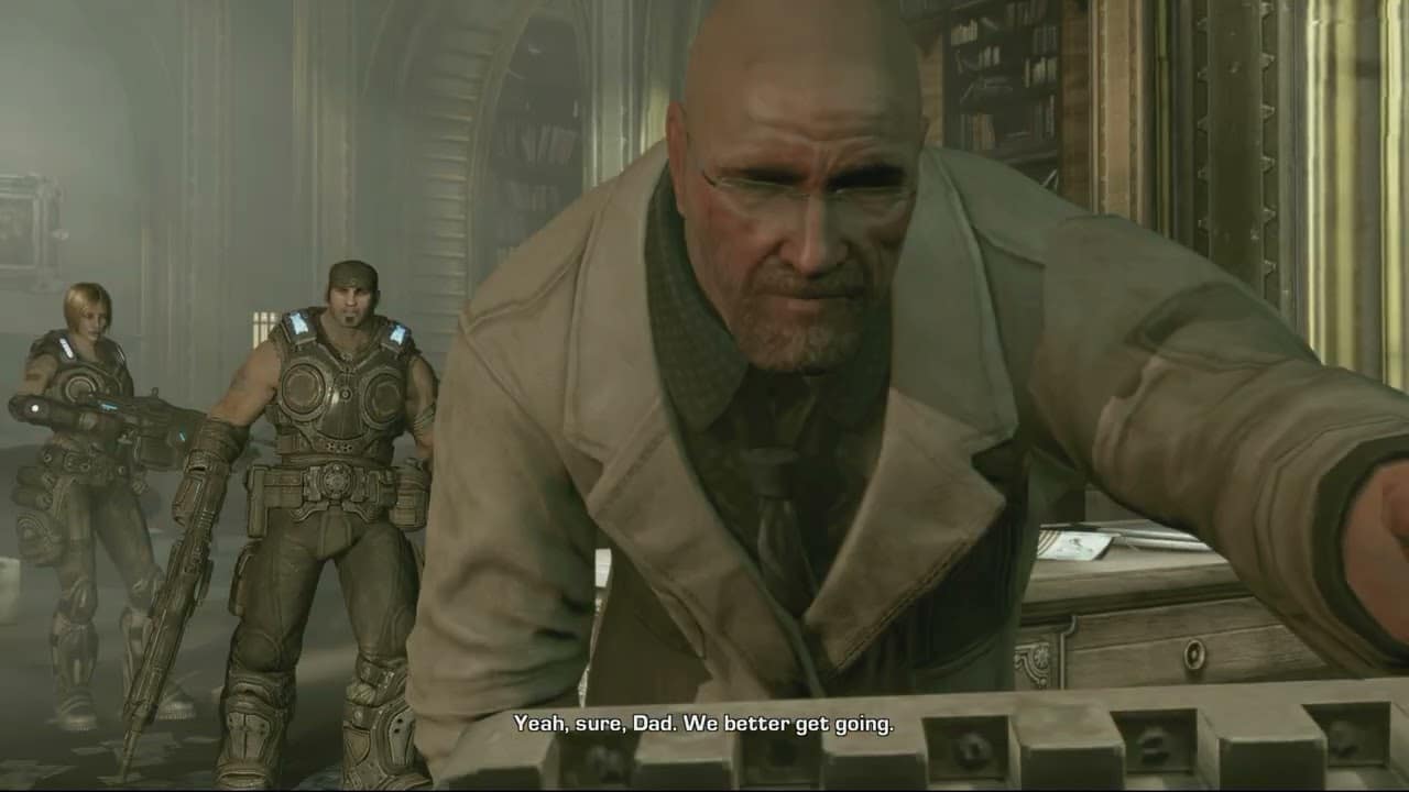 Gears of War 3 – Act 5: Marcus Reunites Face To Face with Adam Fenix: Knew E Day Was Coming Cutscene