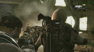 Gears of War 3 – Act 5 Ascension: Elevator Action Gameplay Sequence | Head To The Top of The Tower