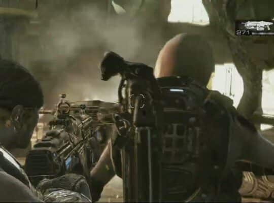Gears of War 3 – Act 5 Ascension: Elevator Action Gameplay Sequence | Head To The Top of The Tower
