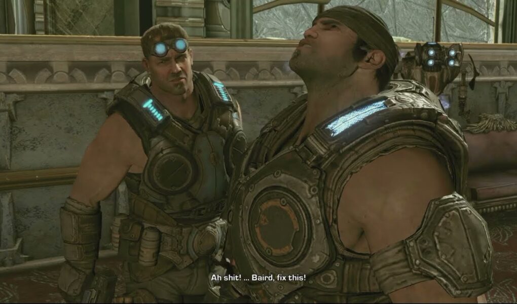 Gears of War 3 – Act 5 Ascension: Head To The Top of The Tower: Bloodmounts, Reavers, Queen’s Guards