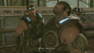 Gears of War 3 – Act 5 Ascension: Head To The Top of The Tower: Bloodmounts, Reavers, Queen’s Guards