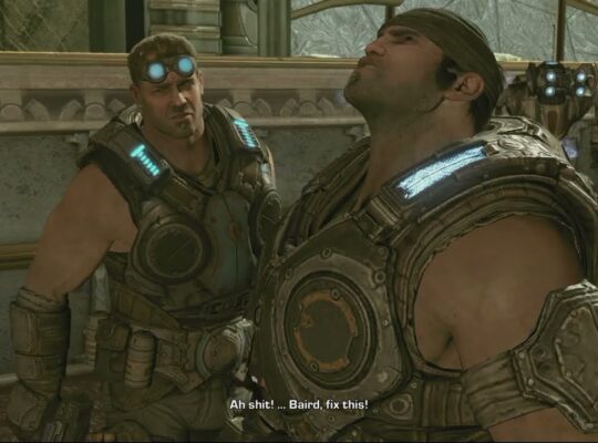 Gears of War 3 – Act 5 Ascension: Head To The Top of The Tower: Bloodmounts, Reavers, Queen’s Guards