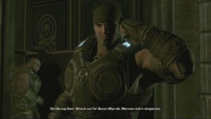 Gears of War 3 – Act 5 Ascension: Marcus Talks To Adam Fenix “I Needed More Time, Just Like E Day”