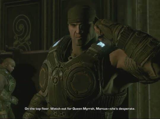 Gears of War 3 – Act 5 Ascension: Marcus Talks To Adam Fenix “I Needed More Time, Just Like E Day”