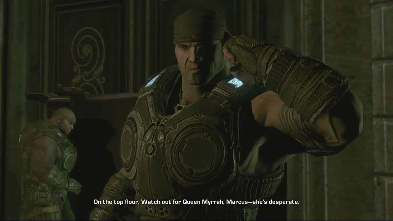 Gears of War 3 – Act 5 Ascension: Marcus Talks To Adam Fenix “I Needed More Time, Just Like E Day”