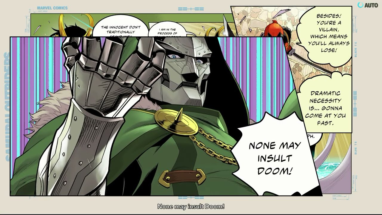 Marvel Tōkon: Fighting Souls – Episode: Samurai Outsiders: Asgard Arrival | Loki & Dr Doom Cutscene