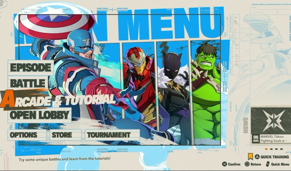 Marvel Tokon: Fighting Souls – Register Name “JVGS” | Create New Data