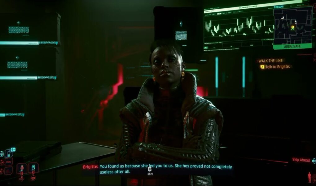 Cyberpunk 2077 – I Walk The Line: Talk with Placide | V Meets Maman Brigitte In Pacifica | PS5 Pro