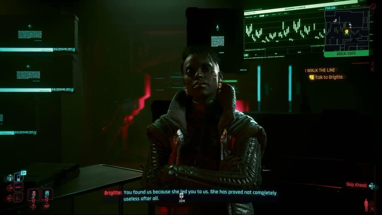 Cyberpunk 2077 – I Walk The Line: Talk with Placide | V Meets Maman Brigitte In Pacifica | PS5 Pro