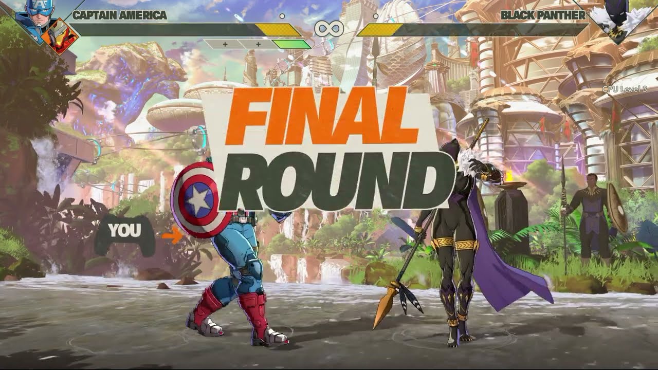 Marvel Tōkon: Fighting Souls – Fighting Avengers: Defeat Black Panther Gameplay