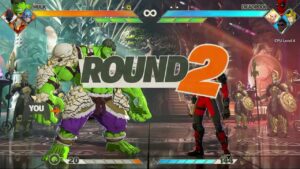 Marvel Tōkon: Fighting Souls – Fighting Avengers: Asgard: Using Hulk | Fight The Samurai Outriders