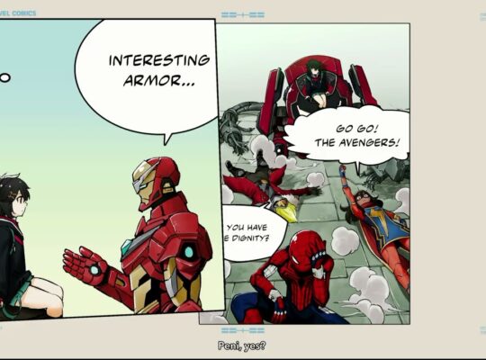 Marvel Tōkon: Fighting Souls – Fighting Avengers: Tony Stark Talks with Peni Parker Cutscene