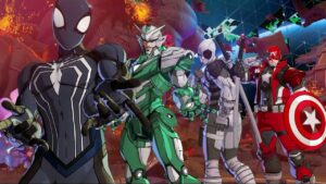 Marvel Tōkon: Fighting Souls – Casual Match: Best of 3: Champion, Deadpool, Spider Man Gameplay