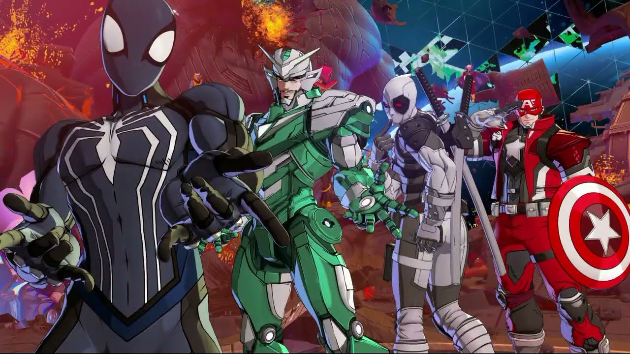 Marvel Tōkon: Fighting Souls – Casual Match: Best of 3: Champion, Deadpool, Spider Man Gameplay