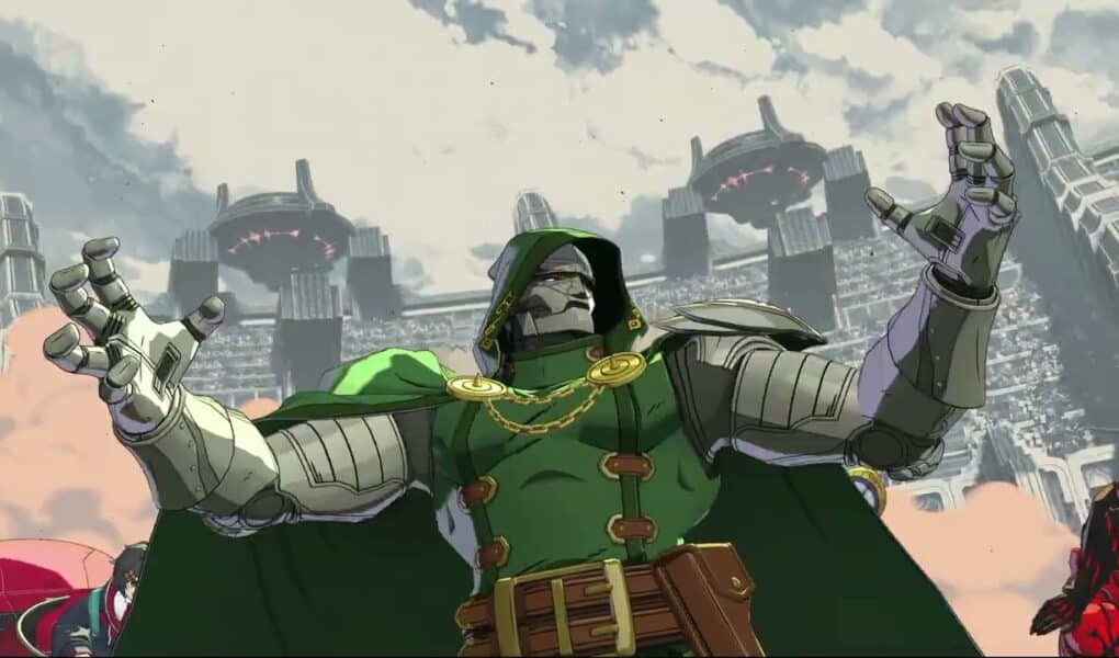 Marvel Tōkon: Fighting Souls – Training: New York City (Night) Dr Doom, Champion, Peni Parker