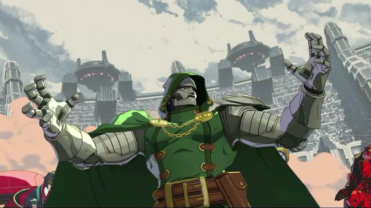Marvel Tōkon: Fighting Souls – Training: New York City (Night) Dr Doom, Champion, Peni Parker