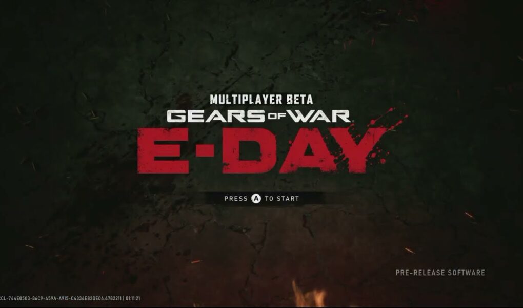 Gears of War: E Day Open Beta – “Welcome To The Multiplayer Beta” Initial Set Up Options