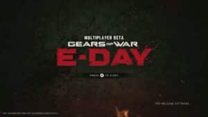 Gears of War: E Day Open Beta – “Welcome To The Multiplayer Beta” Initial Set Up Options