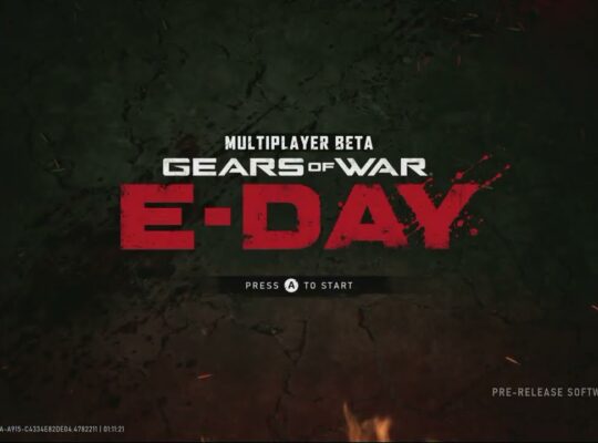 Gears of War: E Day Open Beta – “Welcome To The Multiplayer Beta” Initial Set Up Options