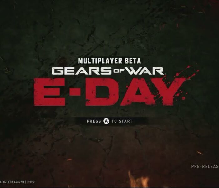 Gears of War: E Day Open Beta – “Welcome To The Multiplayer Beta” Initial Set Up Options