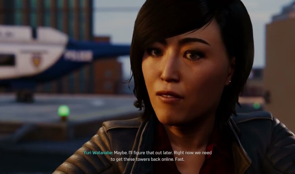 Marvel’s Spider Man – Keeping The Peace: Meet with Captain Yuri Watanabi Cutscene | Repair the Tower