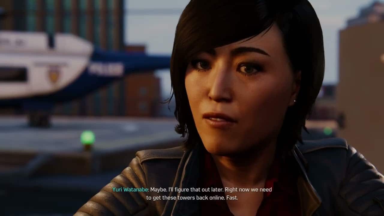 Marvel’s Spider Man – Keeping The Peace: Meet with Captain Yuri Watanabi Cutscene | Repair the Tower