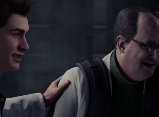 Marvel’s Spider Man – My OTHER Job: Get To Work: Otto Octavius Meets with Com Director Cutscene