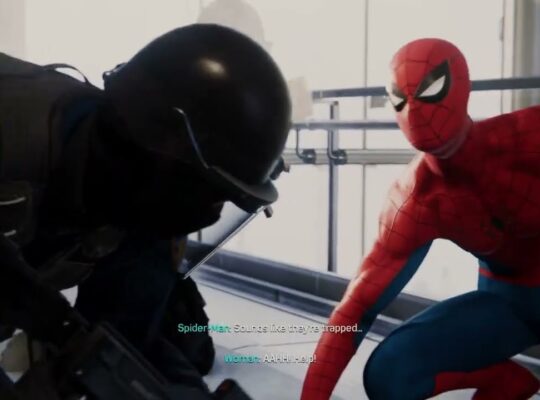 Marvel’s Spider Man – The Main Event: Reach Fisk Office: Help Civilians | Bomb Squad Cutscene