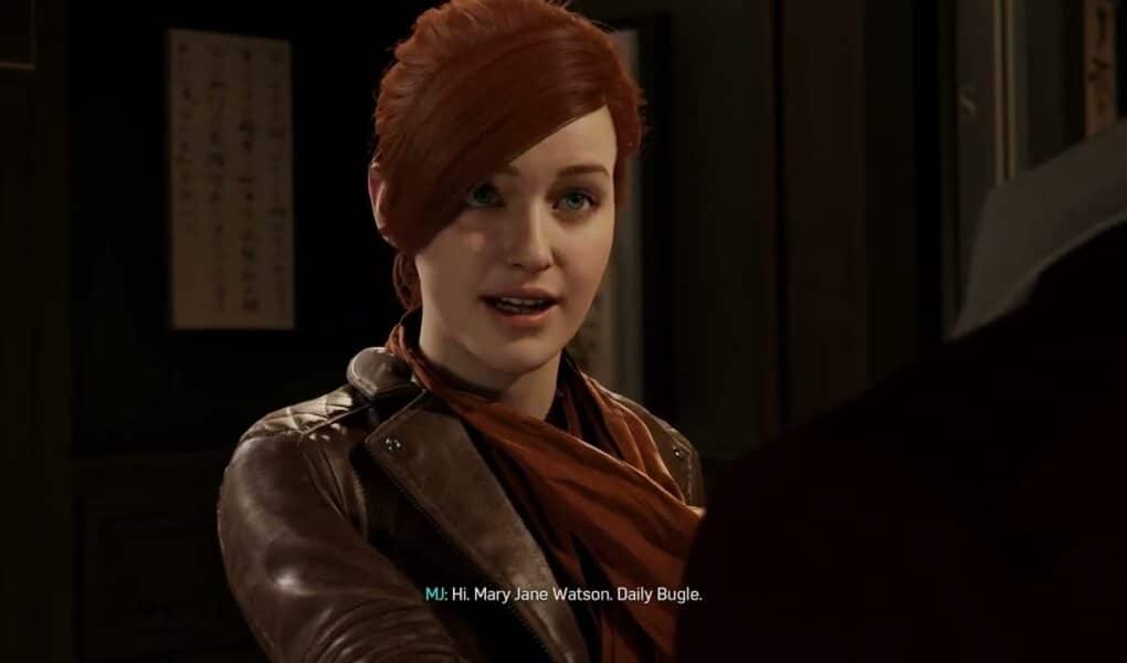 Marvel’s Spider Man – Don’t Touch The Art: Peter Parker Holds Demon Mask | Mary Jane, Rose Cutscene