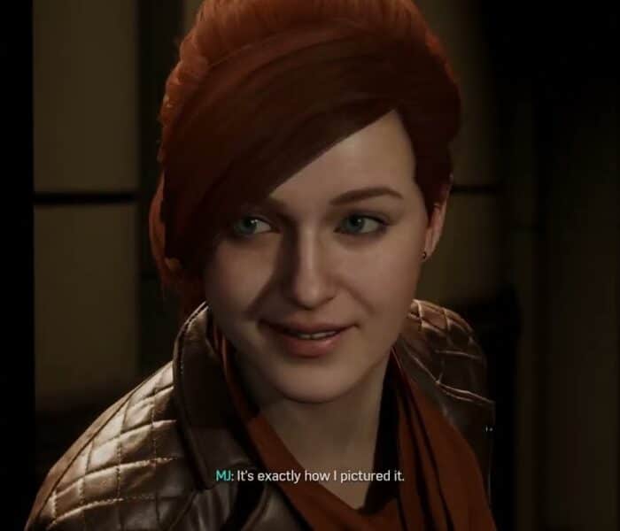 Marvel’s Spider Man – Don’t Touch The Art: MJ Talks with Peter Parker “This File” Cutscene