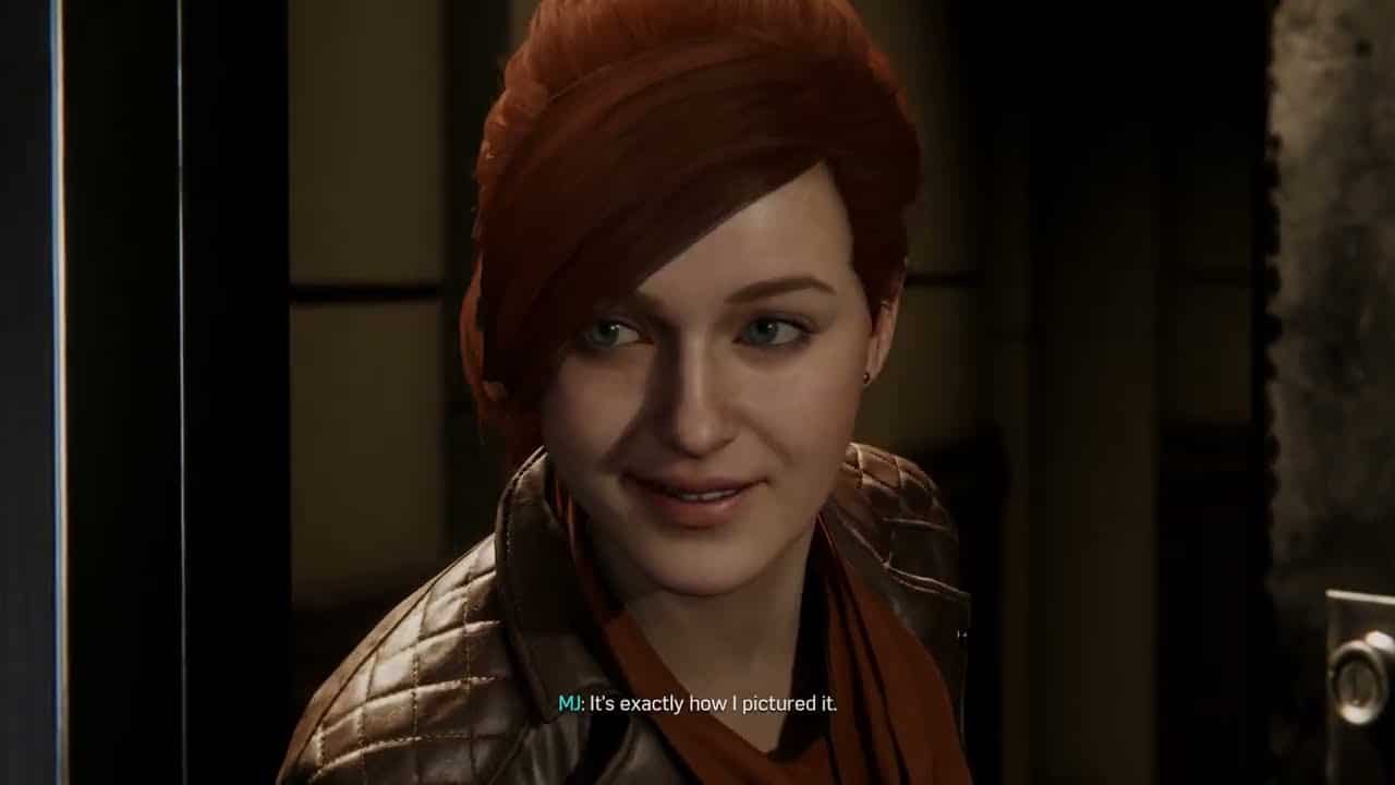 Marvel’s Spider Man – Don’t Touch The Art: MJ Talks with Peter Parker “This File” Cutscene