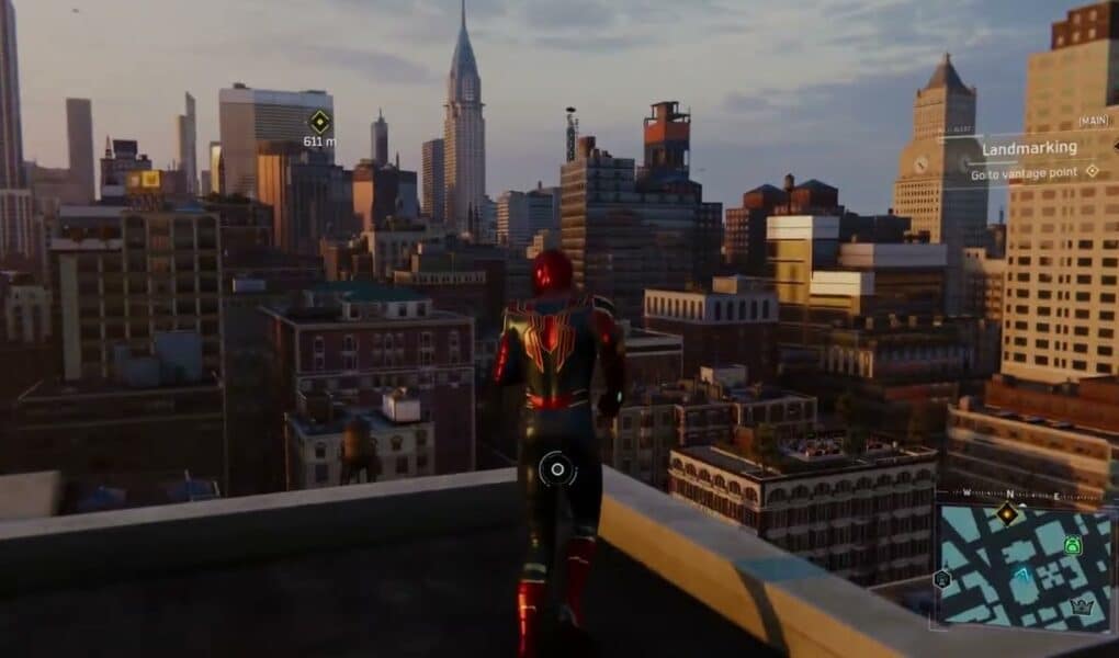 Marvel’s Spider Man – Landmarking: Go To Vantage Point: Activate Third Tower | Talk To Martin Li