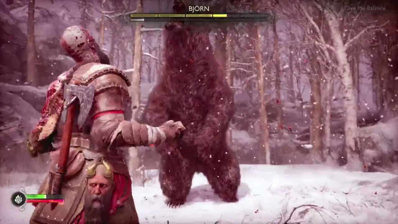 God of War Ragnarök – Surviving Fimbulwinter: Track Atreus: Slay Raiders In Camp | Defeat Bjorn