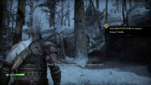 God of War Ragnarök – Surviving Fimbulwinter: Track Atreus with Mimir In Upper Wildwoods
