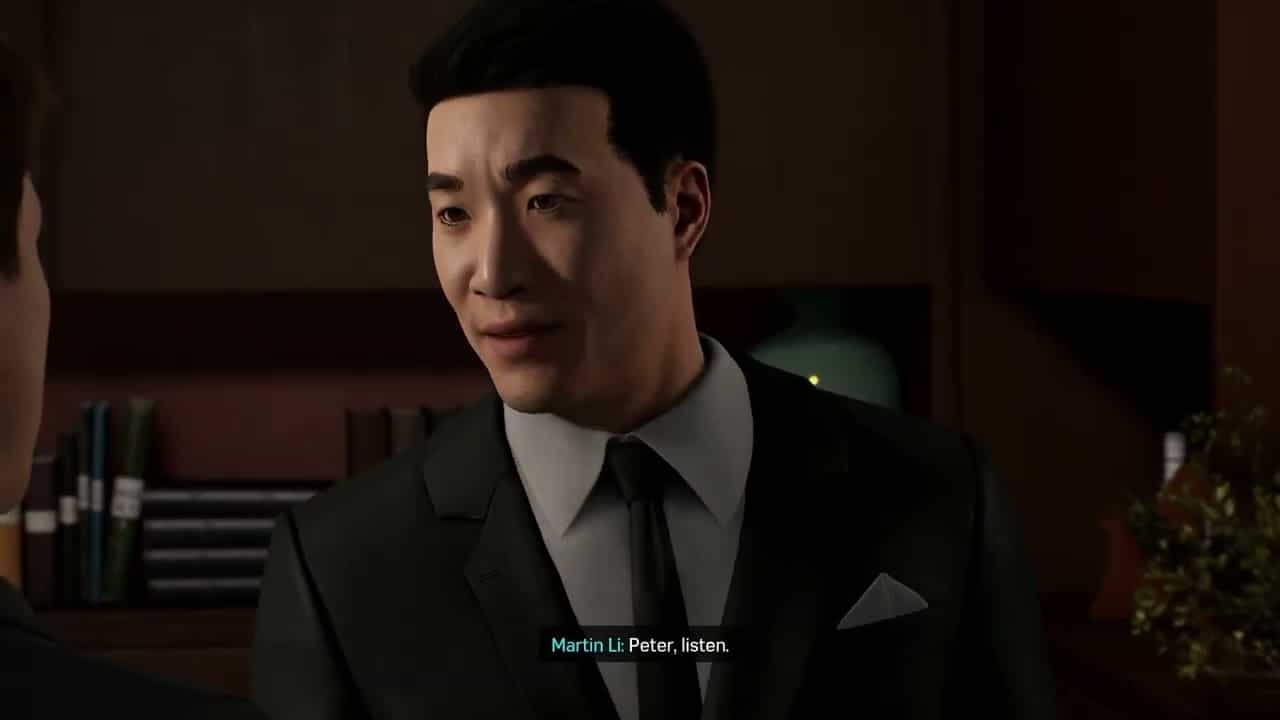 Marvel’s Spider Man (PS5 Pro) – The Mask: Locate and Talk To Martin Li About Demon Mask Cutscene