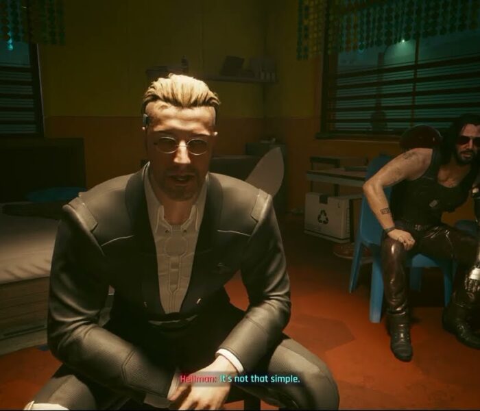 Cyberpunk 2077 – Life During Wartime: Talk To Anders Hellman (Gives Biochip Blueprint)