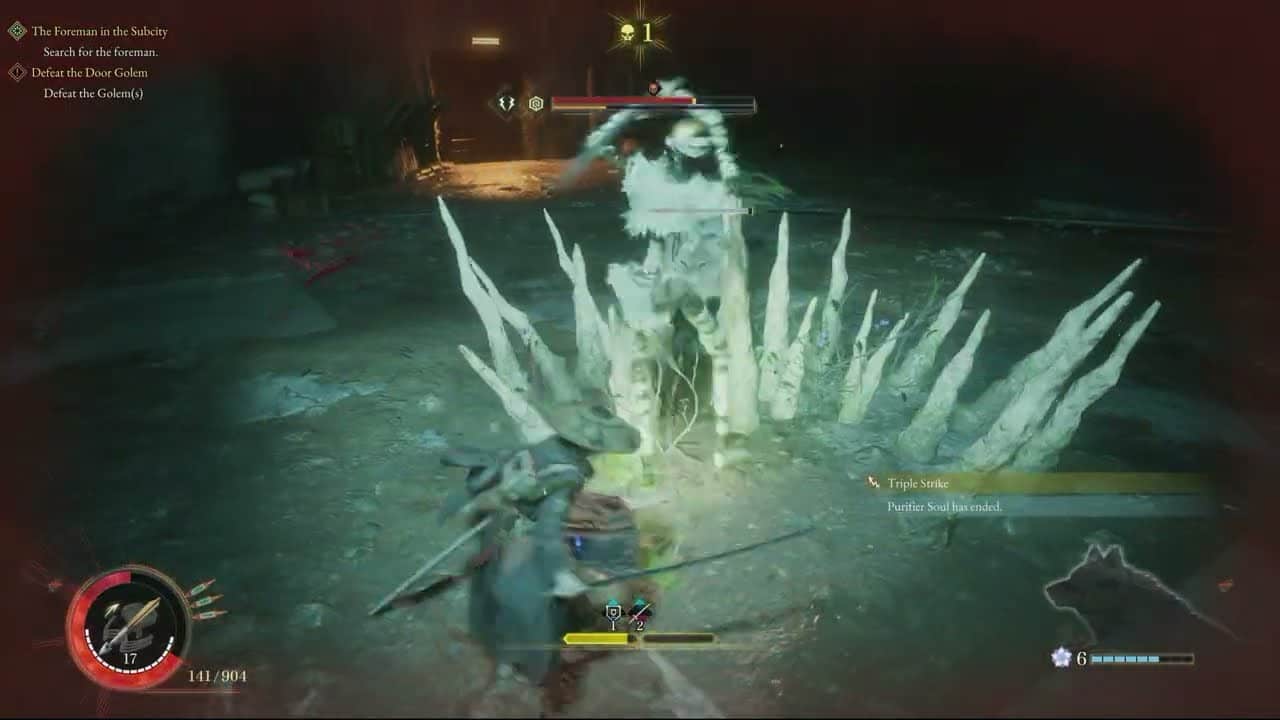 Beast of Reincarnation – Chapter 1: Defeat The Door Golem | Parries and Koo Commands