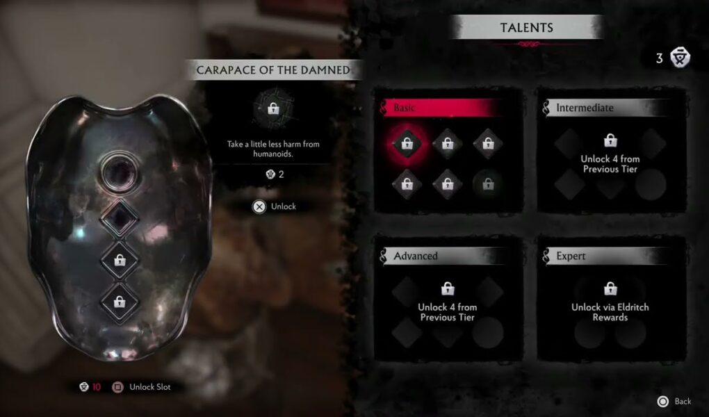 The Sinking City 2 – Chapter 2: Church Safe Room | Talent Table Tutorial | Carapace of the Damned