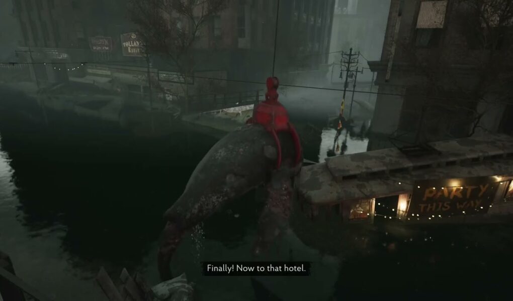 The Sinking City 2 – Chapter 2: Reach The Devil’s Reef Hotel: Fix Crane and Remove The Whale