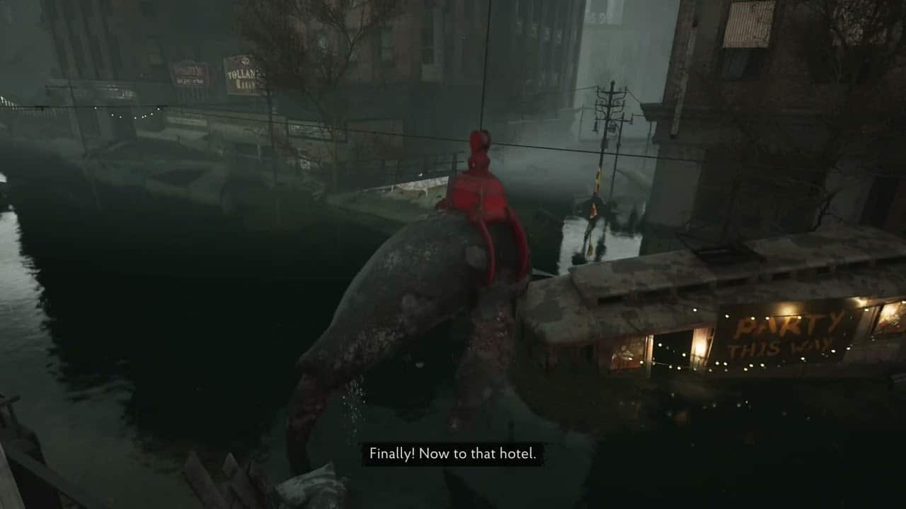 The Sinking City 2 – Chapter 2: Reach The Devil’s Reef Hotel: Fix Crane and Remove The Whale