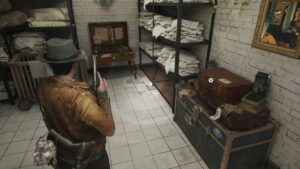 The Sinking City 2 – Chapter 3: Morgue: Emergency Relief Crate: Inventory Pouch Expansion Location