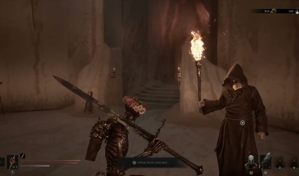Mortal Shell 2 – Marrow Keep Beacon: Skeletal Harbinger and Flower Crown Mask | Talk To Disciple