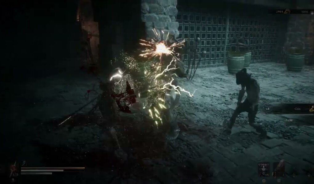 Mortal Shell 2 – Desolate Keep: First Fight with Grisha Remnant (Level 4) Mantis Creature